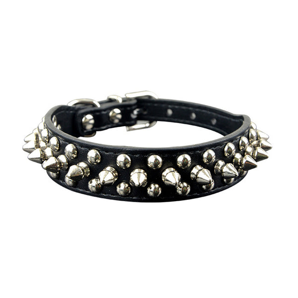 Round Spikes Dog Collars