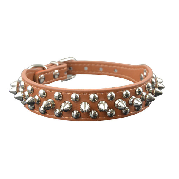 Round Spikes Dog Collars