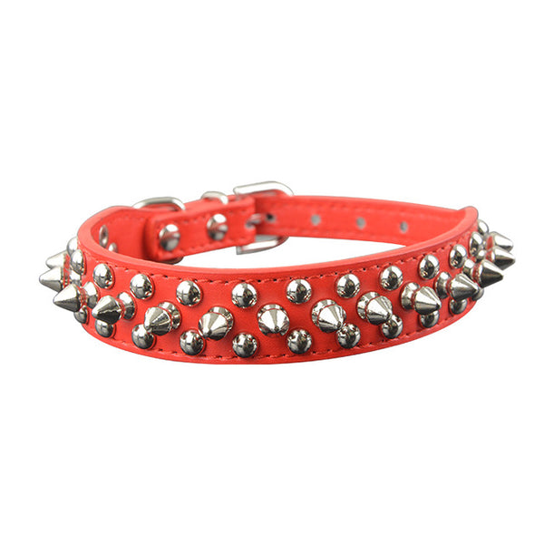 Round Spikes Dog Collars